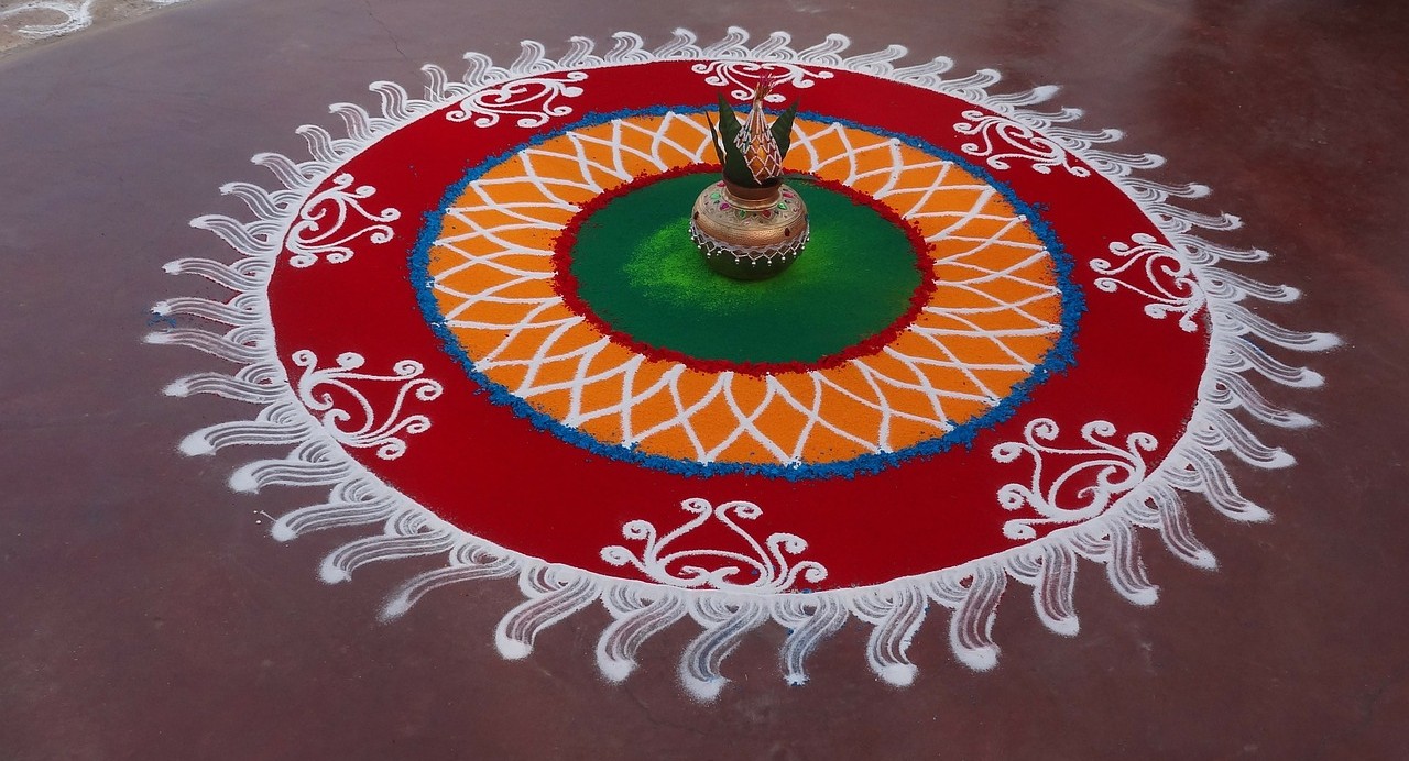 traditional rangoli ideas for home decoration on this deepavali