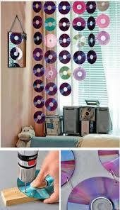 Reuse of CD's for home decoration during diwali